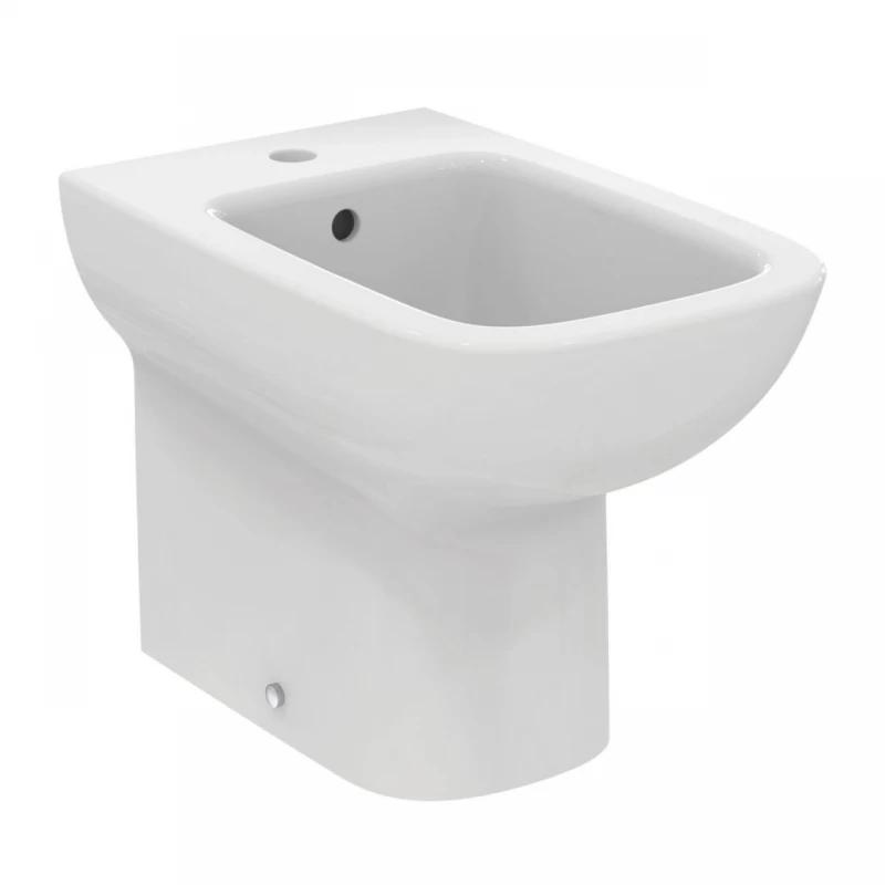 Bideu pe pardoseala Ideal Standard i.life A BTW 54x35.5 cm alb lucios