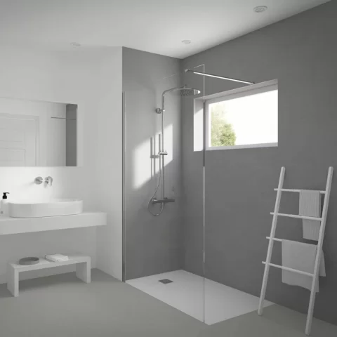 Cabina de dus Walk-In Ideal Standard Connect 2 120x195 cm profil argintiu