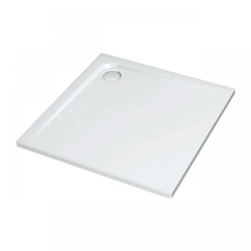 Cadita dus patrata Ideal Standard Ultra Flat S 90x90 cm alb