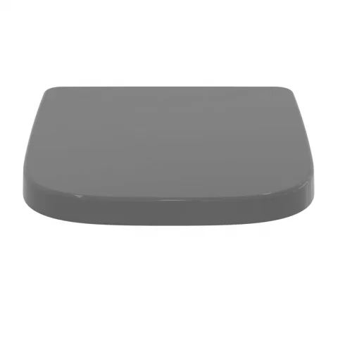 Capac WC cu inchidere lenta Ideal Standard i.life B gri lucios 