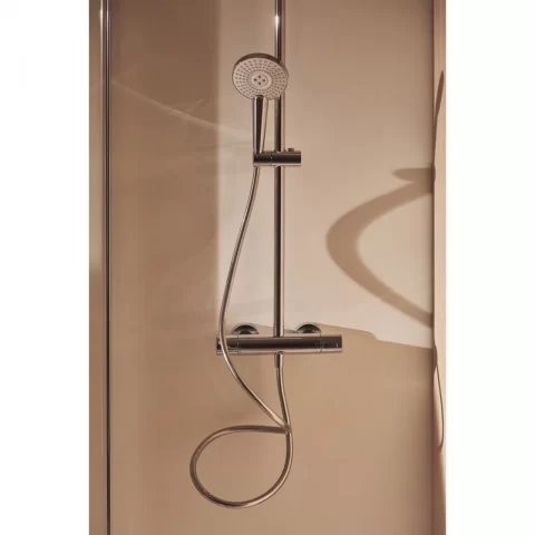 Sistem de dus cu baterie termostatica Ideal Standard Ceratherm 100 crom lucios