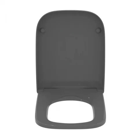 Capac WC cu inchidere lenta Ideal Standard i.life B gri lucios 