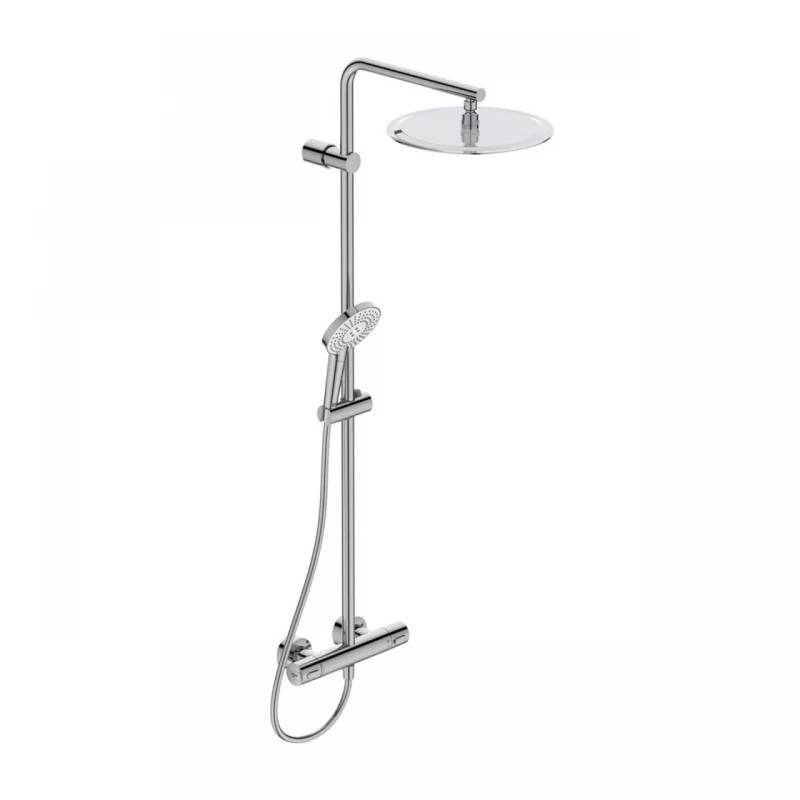 Sistem de dus cu baterie termostatica Ideal Standard Ceratherm 100 crom lucios