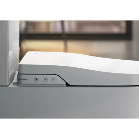 Set PROMO vas WC Roca Inspira Smart 68x39 cm alb cu rezervor si capac cu functie de bideu