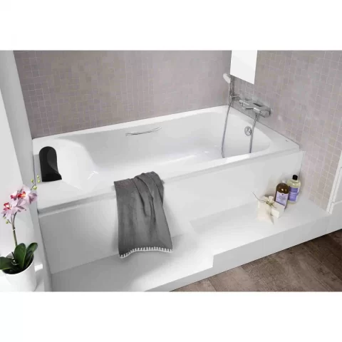 Cada cu sistem hidromasaj Roca BeCool Total 180x80 cm alb