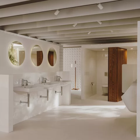 Lavoar suspendat Roca Ona 60x36 cm Fineceramic alb mat