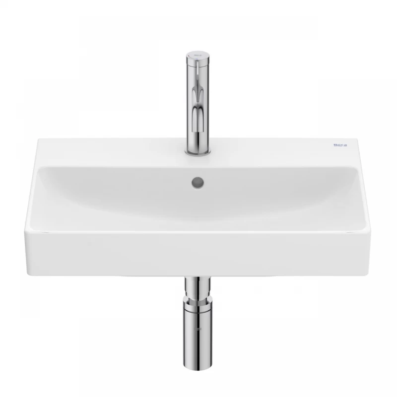 Lavoar suspendat Roca Ona 55x36 cm Fineceramic alb mat