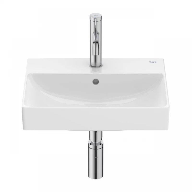 Lavoar suspendat Roca Ona 45x36 cm Fineceramic alb lucios