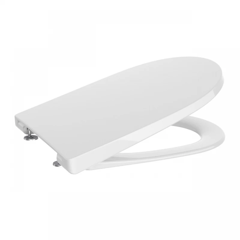 Capac WC cu inchidere normala Roca Ona alb lucios Supralit