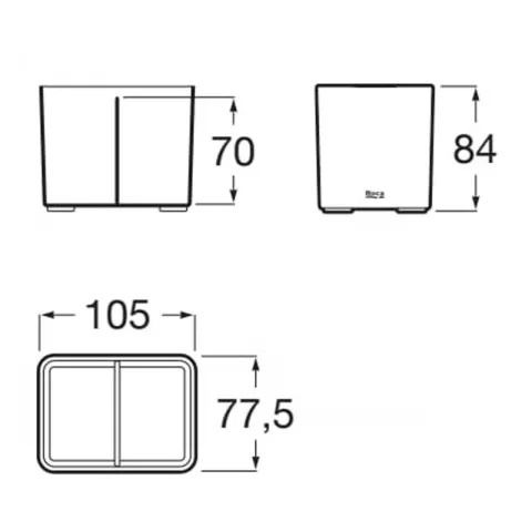 Pahar Roca Ona bej-nisip cu finisaj mat