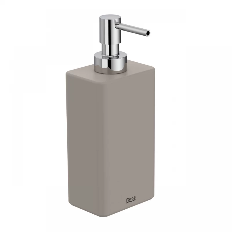 Dispenser sapun lichid Roca Ona bej-nisip mat 200 ml