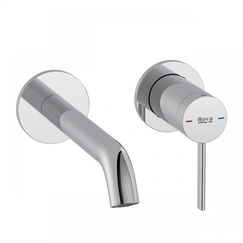 Baterie lavoar incastrata Roca Ona crom lucios fara corp ingropat