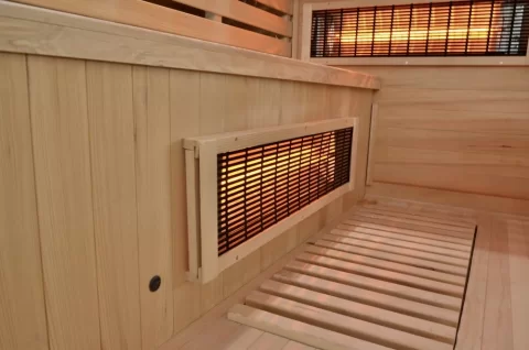 Sauna Sanotechnik Deluxe brad canadian 150x150xH200 cm cromoterapie