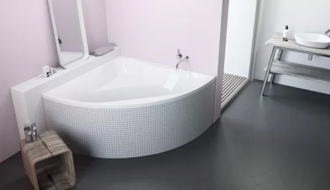 Cada acrilica Radaway Malea 140x140xH49 cm