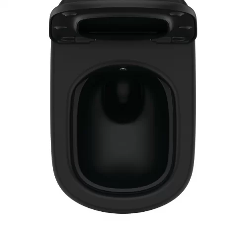 Vas wc suspendat Rimless cu functie de bideu si fixare ascunsa Ideal Standard Tesi, negru