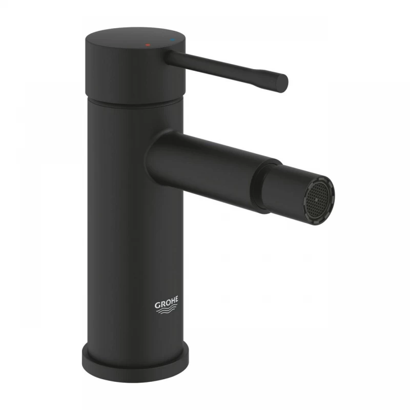 Baterie bideu monocomanda Grohe Essence S negru mat Phantom Black