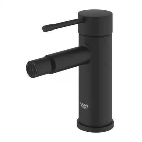 Baterie bideu monocomanda Grohe Essence S negru mat Phantom Black
