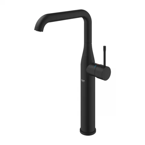 Baterie lavoar inalta Grohe Essence monocomanda negru mat Phantom Black