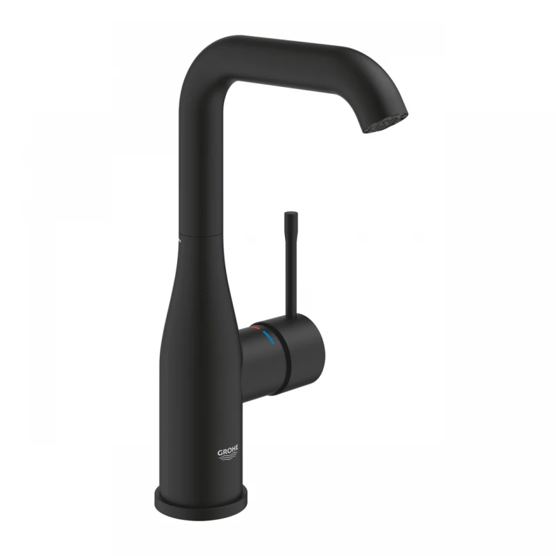 Baterie lavoar monocomanda Grohe Essence L negru mat Phantom Black