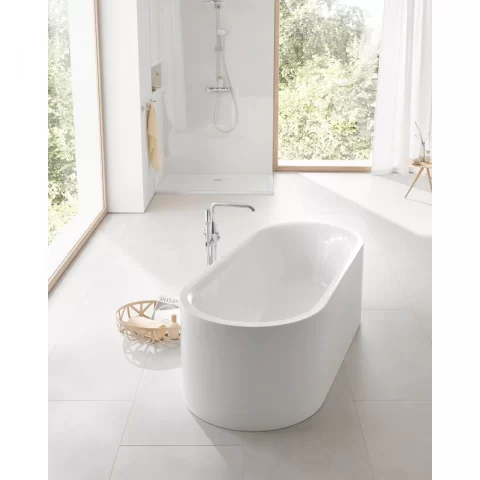 Baterie cada si dus freestanding Grohe Essence monocomanda crom lucios