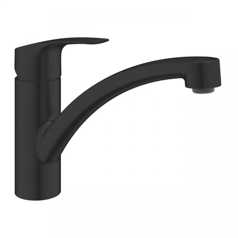 Baterie bucatarie monocomanda Grohe Eurosmart negru mat
