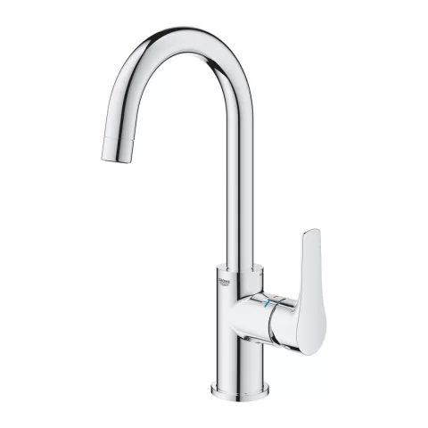 Baterie lavoar inalta Grohe Eurosmart L pipa pivotanta crom lucios
