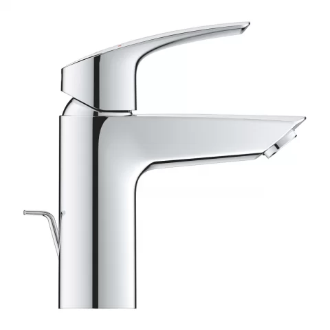 Baterie lavoar monocomanda Grohe Eurosmart S crom lucios cu ventil