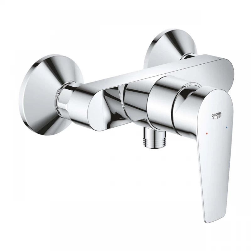 Baterie dus monocomanda Grohe BauEdge crom lucios