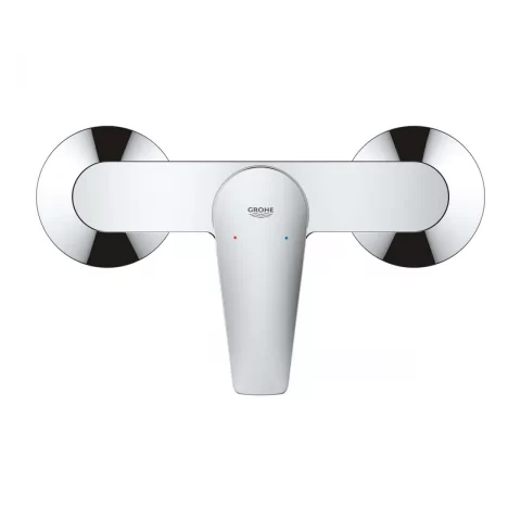 Baterie dus monocomanda Grohe BauEdge crom lucios
