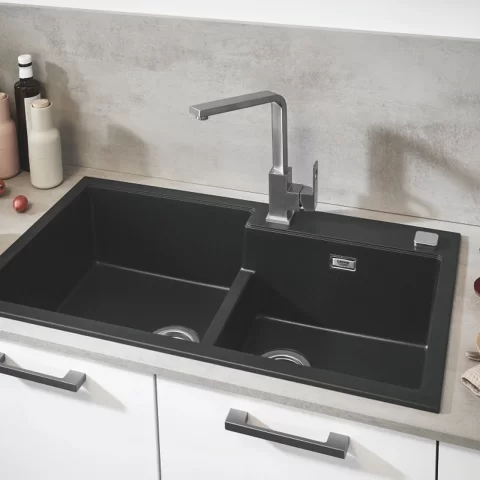 Baterie bucatarie monocomanda Grohe Eurocube crom lucios