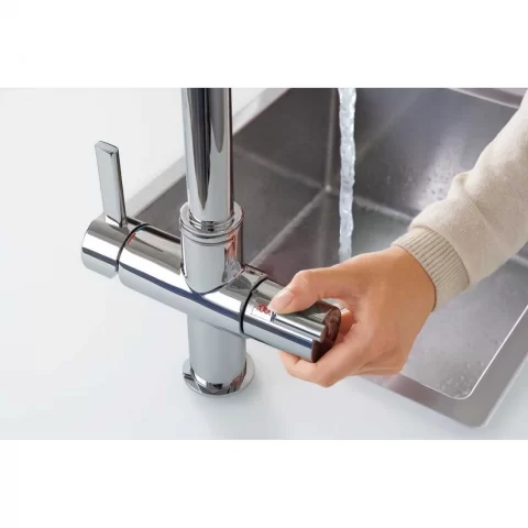 Robinet pentru apa fierbinte Grohe Red crom lucios