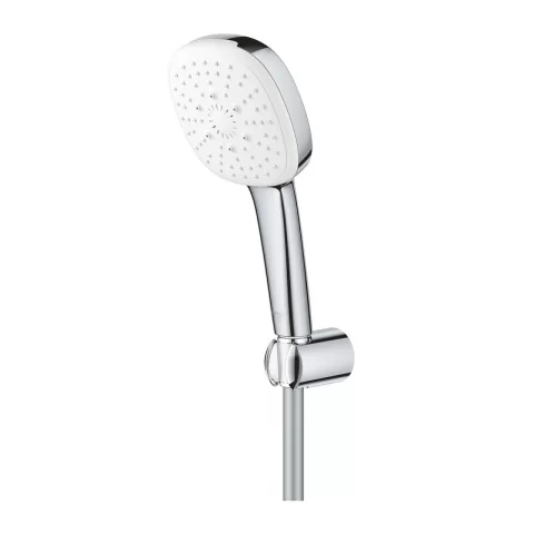 Set de dus Grohe Tempesta Cube 110 cu porter si para cu 3 functii crom lucios