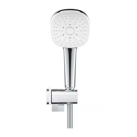 Set de dus Grohe Tempesta 110 Cube cu porter reglabil si para 3 functii crom lucios