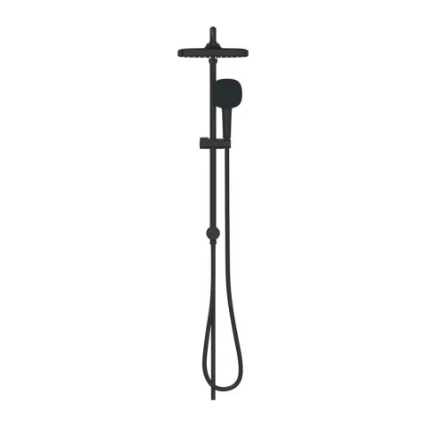 Sistem de dus fara baterie Grohe Tempesta 250 Cube negru mat