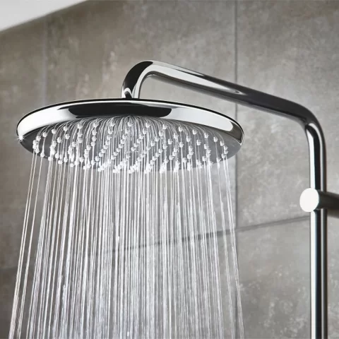 Sistem de dus cu baterie termostatata Grohe Tempesta Cosmopolitan 250 crom lucios
