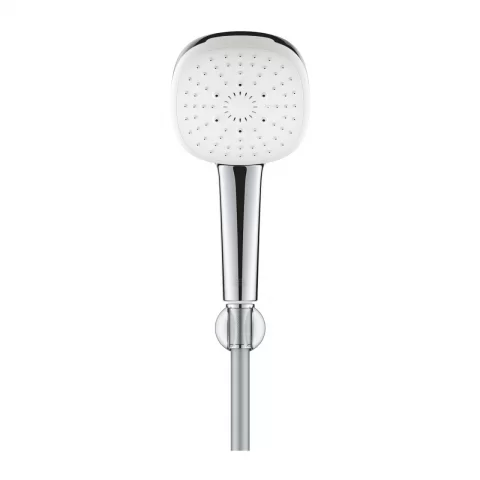 Set de dus Grohe Tempesta Cube 110 cu porter si para cu 3 functii crom lucios