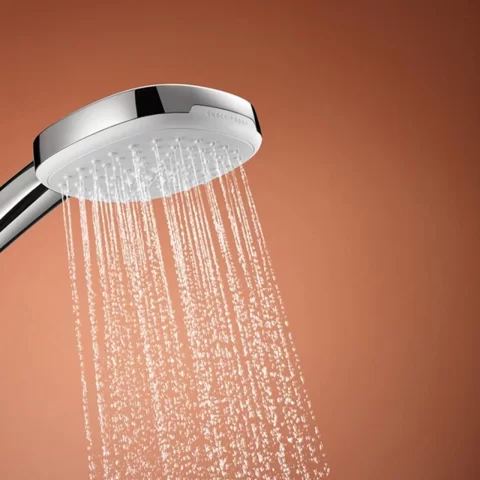 Set de dus Grohe Tempesta Cube 110 cu porter si para cu 3 functii crom lucios