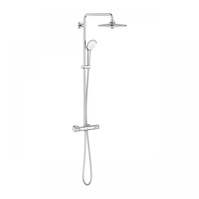 Sistem de dus cu baterie termostatata Grohe Euphoria 260 crom lucios