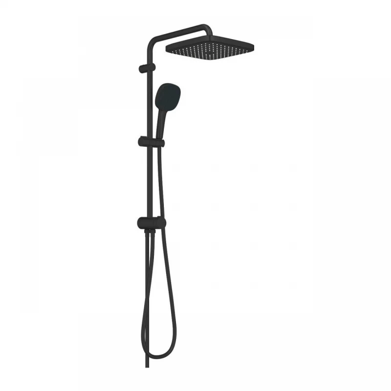 Sistem de dus fara baterie Grohe Tempesta 250 Cube negru mat