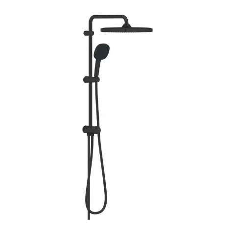 Sistem de dus fara baterie Grohe Tempesta 250 Cube negru mat