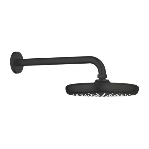 Palarie si brat de dus Grohe Tempesta 210 negru mat 1 functie