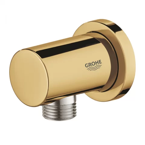 Cot iesire dus Grohe Rainshower auriu lucios Cool Sunrise