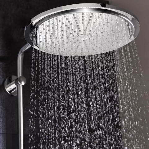 Palarie si brat de dus Grohe Rainshower Cosmopolitan 1 functie crom lucios