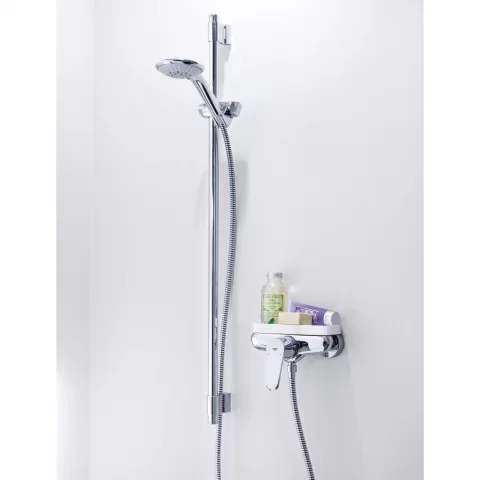 Set de dus Grohe Euphoria 110 Champagne cu bara 90 cm si para 3 functii crom lucios