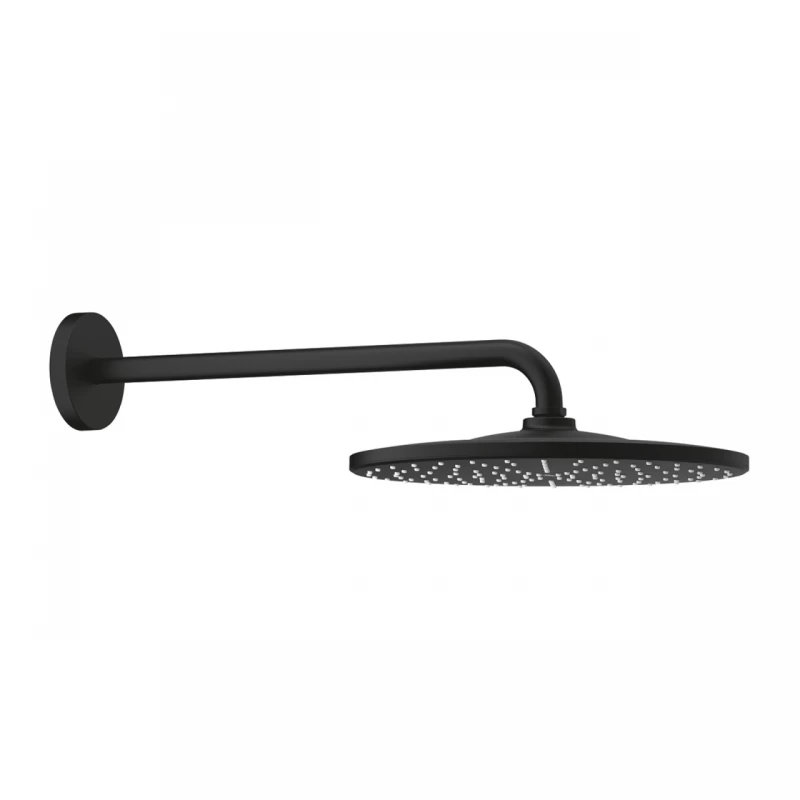 Palarie si brat de dus Grohe Rainshower Mono 310 negru Phantom Black 1 functie