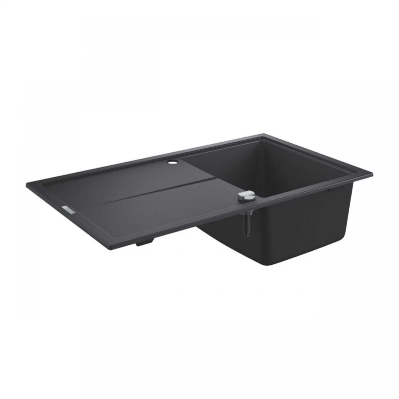 Chiuveta compozit reversibila Grohe K400 86x50 cm negru granit