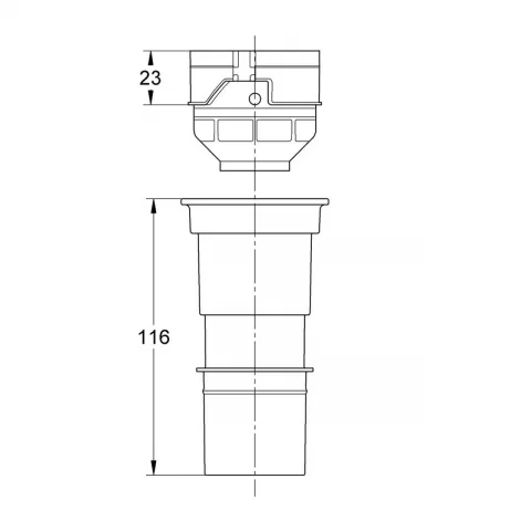 Adaptor pentru rezervor apa GD2 Grohe Rapid SL
