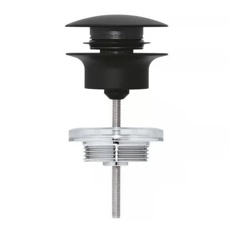 Ventil lavoar Grohe Push-Open negru mat Phantom Black