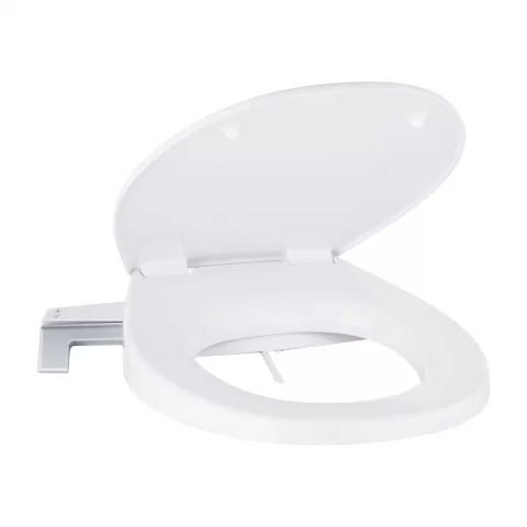 Capac WC Grohe Bau Ceramic alb cu functie de bideu 