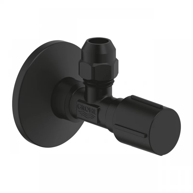  Robinet coltar Grohe negru mat Phantom Black 1/2"x3/8"
